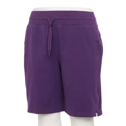 Plus Size Tek Gear® Essential Bermuda Shorts -Casual Wear Hub 5242807 Grape Grenache