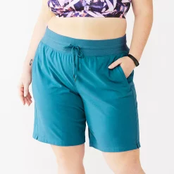 Plus Size Tek Gear® Essential Bermuda Shorts -Casual Wear Hub 5242807 Spectacular Teal