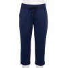 Petite Tek Gear® Weekend Straight-Leg Capris -Casual Wear Hub 5243792 Navy Romance