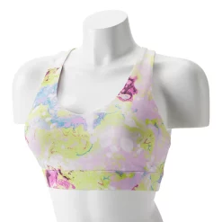 Tek Gear® Core Medium-Impact V-Neck Sports Bra -Casual Wear Hub 5256799 Lilac Swirled