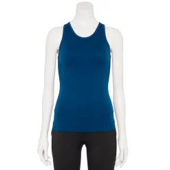 Women's Tek Gear® Seamless Racerback Tank -Casual Wear Hub 5256946 Blue Crayon
