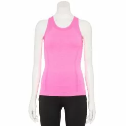 Women's Tek Gear® Seamless Racerback Tank -Casual Wear Hub 5256946 Pink Boom