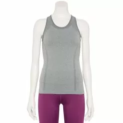 Women's Tek Gear® Seamless Racerback Tank -Casual Wear Hub 5256946 Smokey Slate