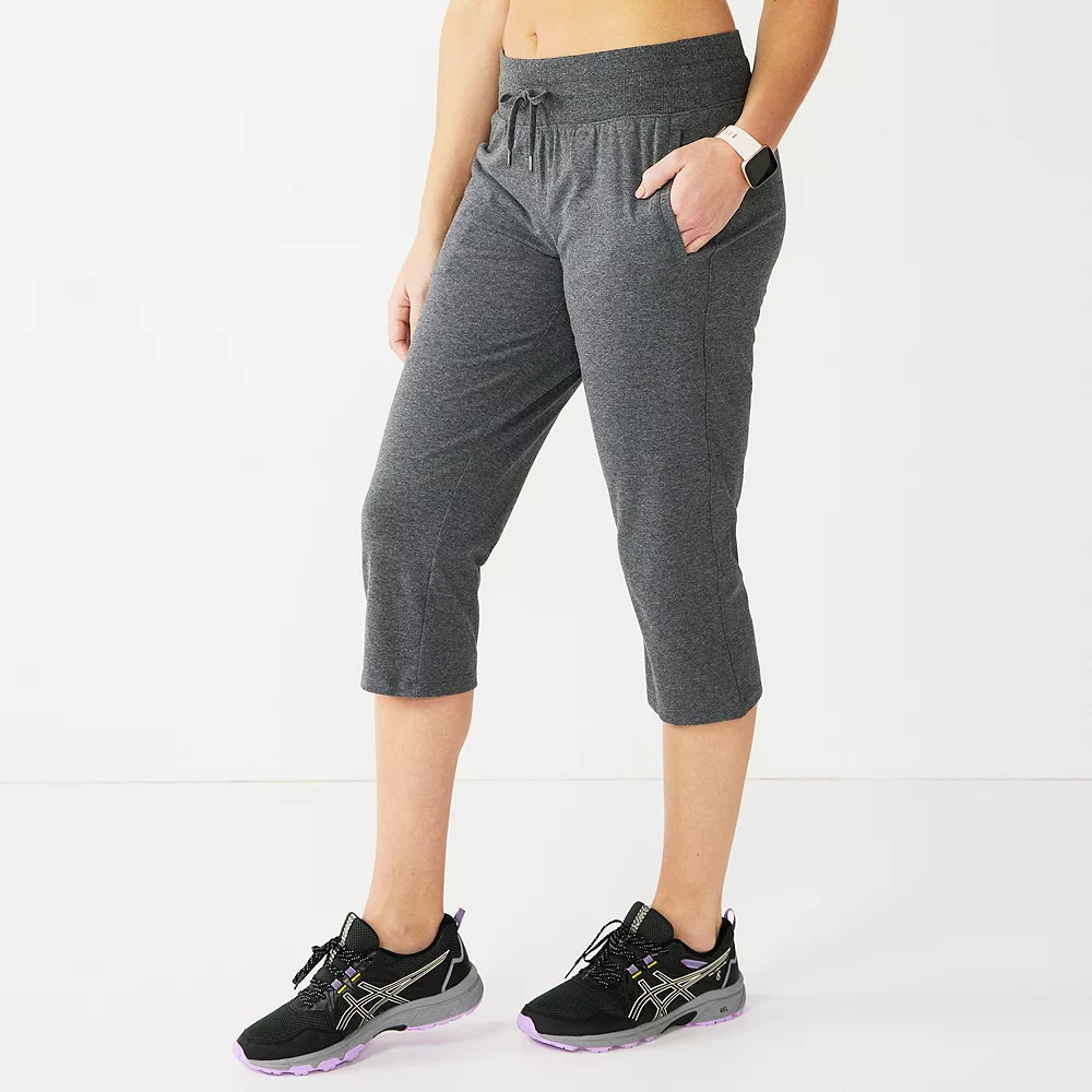 Women's Tek Gear® Essential Straight-Leg Workout Capris 3 Women's Tek Gear® Essential Straight-Leg Workout Capris - Image 3