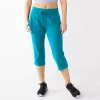 Women's Tek Gear® Essential Straight-Leg Workout Capris -Casual Wear Hub 5257893 Spectacular Teal