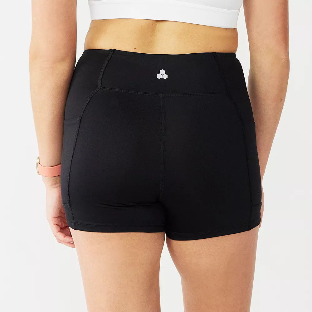 Women's Tek Gear® Core 3.5-in. High-Waisted Bike Shorts 2 Women's Tek Gear® Core 3.5-in. High-Waisted Bike Shorts - Image 2