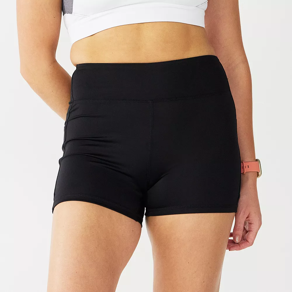 Women's Tek Gear® Core 3.5-in. High-Waisted Bike Shorts 1 Women's Tek Gear® Core 3.5-in. High-Waisted Bike Shorts