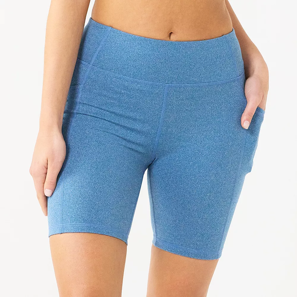 Women's Tek Gear® 7-in. Brushed High-Waisted Bike Shorts 2 Women's Tek Gear® 7-in. Brushed High-Waisted Bike Shorts - Image 2