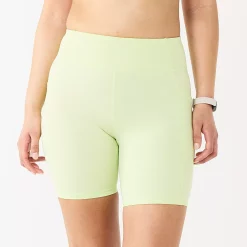 Women's Tek Gear® 7-in. Brushed High-Waisted Bike Shorts 11 Women's Tek Gear® 7-in. Brushed High-Waisted Bike Shorts -Casual Wear Hub 5259745 Brisk Mint
