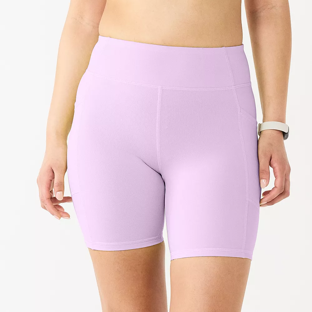 Women's Tek Gear® 7-in. Brushed High-Waisted Bike Shorts 6 Women's Tek Gear® 7-in. Brushed High-Waisted Bike Shorts - Image 6