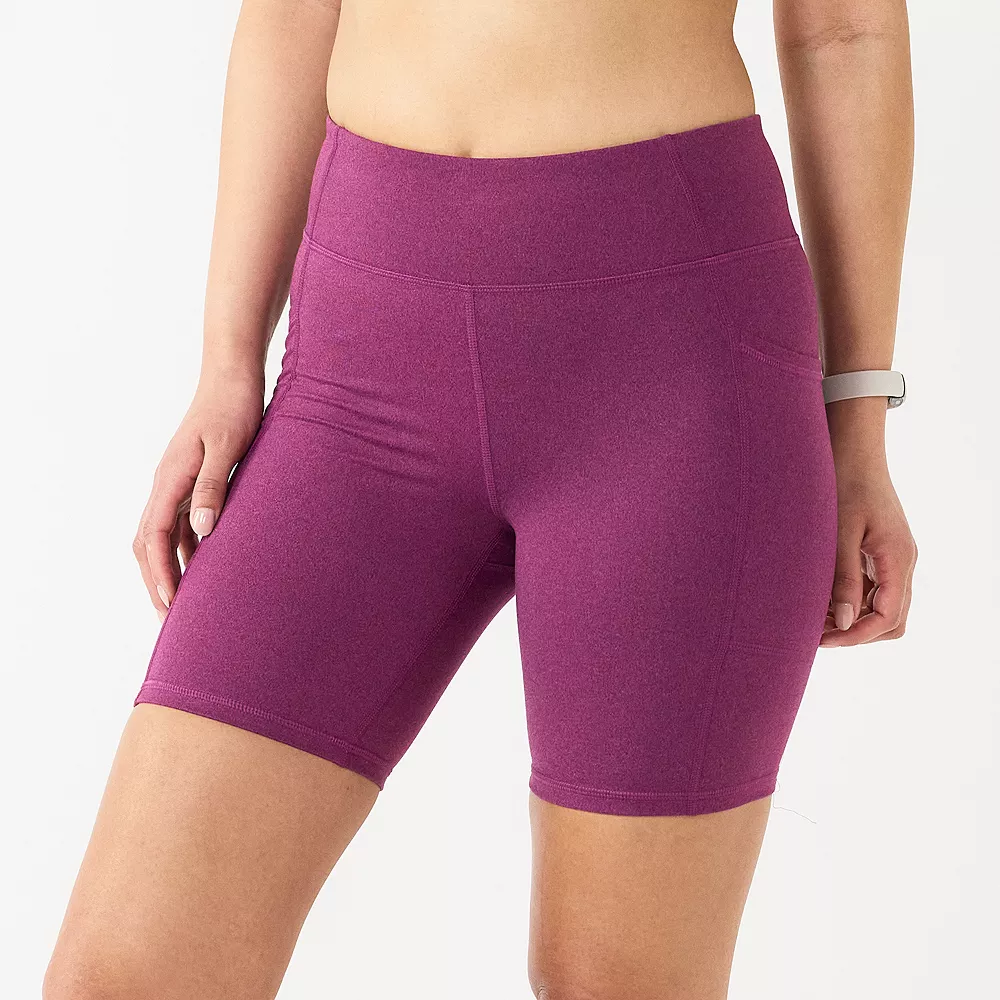 Women's Tek Gear® 7-in. Brushed High-Waisted Bike Shorts 3 Women's Tek Gear® 7-in. Brushed High-Waisted Bike Shorts - Image 3