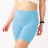 Women's Tek Gear® 7-in. Brushed High-Waisted Bike Shorts -Casual Wear Hub 5259745 Wildflower Blue