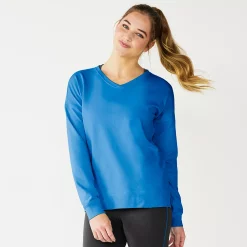 Women's Tek Gear® French Terry Sweatshirt -Casual Wear Hub 5260067 Beyond Blue