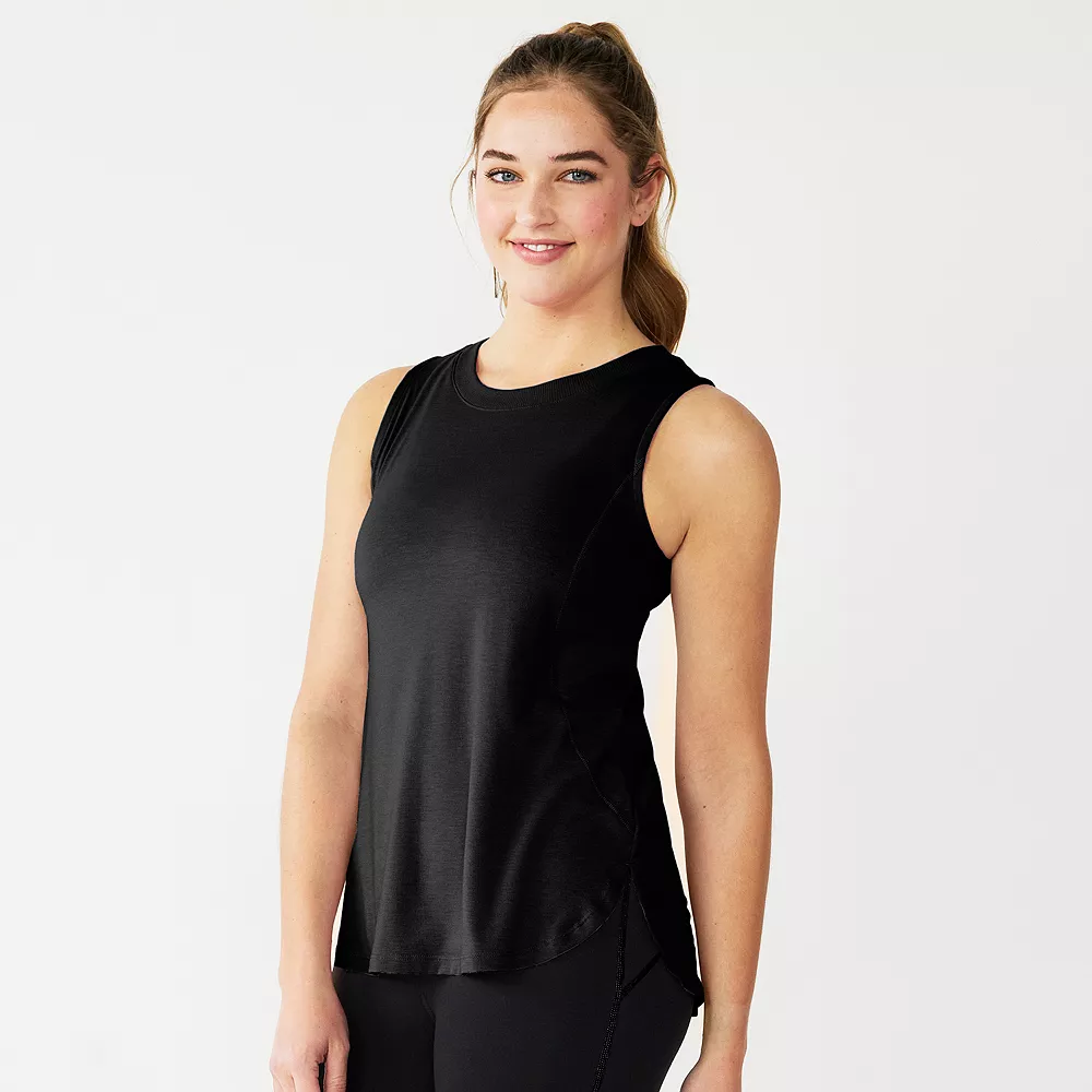 Women's Tek Gear® Easy High-Low Tank 2 Women's Tek Gear® Easy High-Low Tank - Image 2