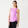 Women's Tek Gear® Easy High-Low Tank -Casual Wear Hub 5273656 Luminous Pink