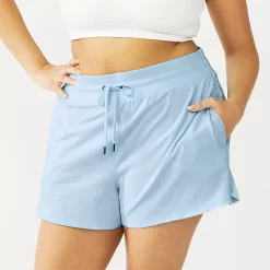 Plus Size Tek Gear® Essential Drawstring Shorts -Casual Wear Hub 5280466 Baron River