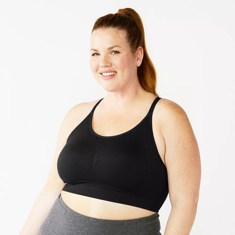 Plus Size Tek Gear® Seamless Low-Impact Sports Bra 4 Plus Size Tek Gear® Seamless Low-Impact Sports Bra - Image 4