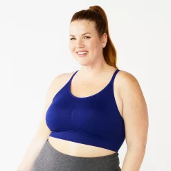 Plus Size Tek Gear® Seamless Low-Impact Sports Bra 12 Plus Size Tek Gear® Seamless Low-Impact Sports Bra -Casual Wear Hub 5282906 Chandler Navy