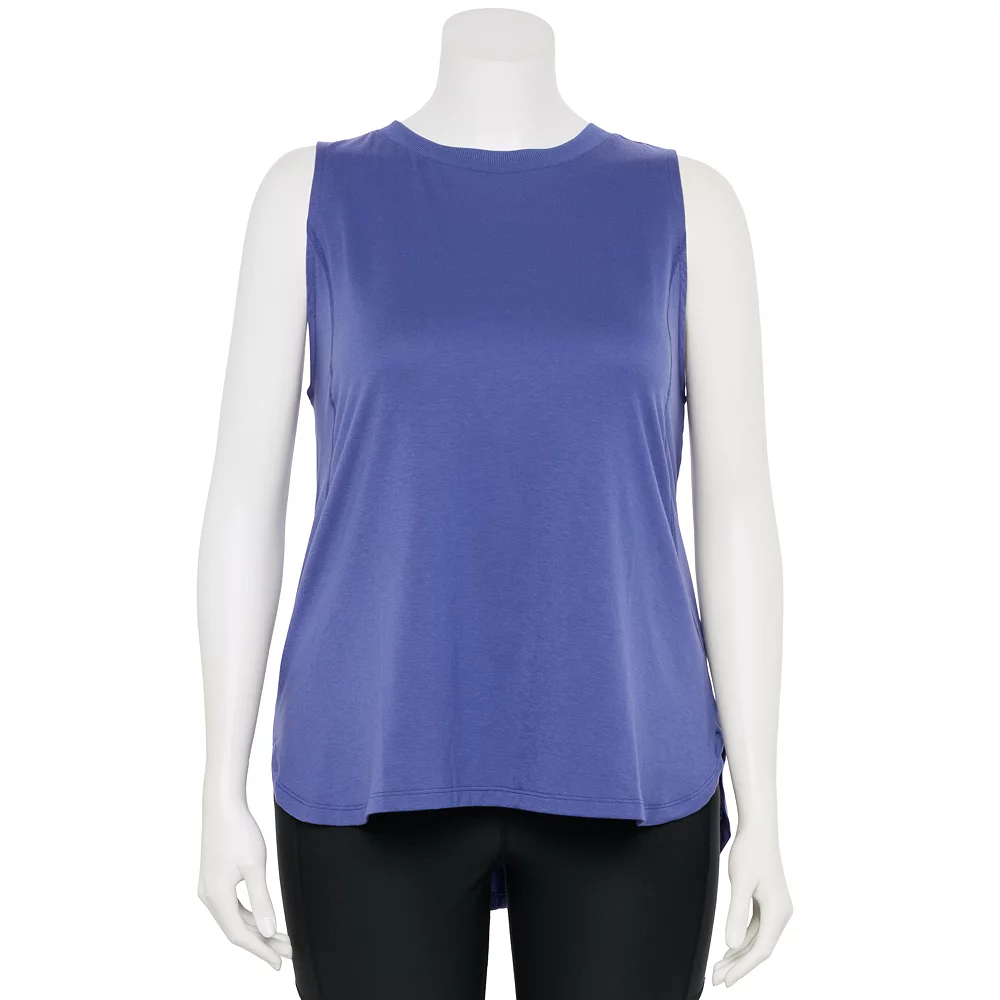 Plus Size Tek Gear® Easy High-Low Tank 3 Plus Size Tek Gear® Easy High-Low Tank - Image 3