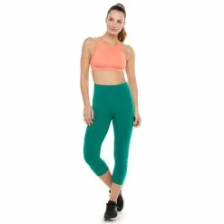 Women's Tek Gear® Essential High-Waisted Capri Leggings -Casual Wear Hub 5296030 ALT2