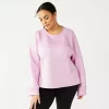 Plus Size Tek Gear® Run Popover Top -Casual Wear Hub 5481926 Daydream Purple
