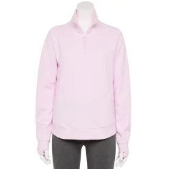 Women's Tek Gear® Quarter-Zip Ultrasoft Fleece Jacket -Casual Wear Hub 5521867 Adoring Lilac