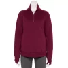 Women's Tek Gear® Quarter-Zip Ultrasoft Fleece Jacket 27 Women's Tek Gear® Quarter-Zip Ultrasoft Fleece Jacket -Casual Wear Hub 5521867 Night Sangria