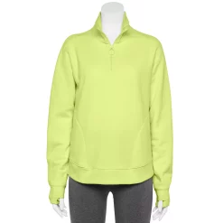 Women's Tek Gear® Quarter-Zip Ultrasoft Fleece Jacket -Casual Wear Hub 5521867 Real Lemon