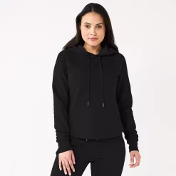 Women's Tek Gear® Ultrasoft Fleece Hoodie -Casual Wear Hub 5522495 Black