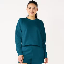 Women's Tek Gear® Ultrasoft Raw-Hem Shorts -Casual Wear Hub 5523332 Blue Crayon