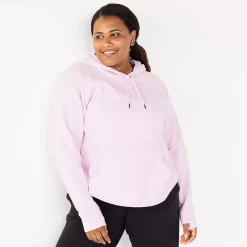 Plus Size Tek Gear® Ultrasoft Fleece Hoodie -Casual Wear Hub 5527170 Adoring Lilac