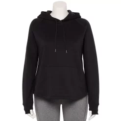 Plus Size Tek Gear® Ultrasoft Fleece Hoodie -Casual Wear Hub 5527170 Black