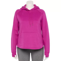 Plus Size Tek Gear® Ultrasoft Fleece Hoodie -Casual Wear Hub 5527170 Fantasy Berry