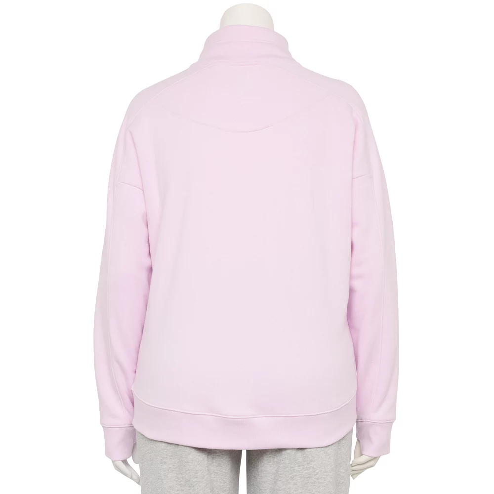 Plus Size Tek Gear® Quarter-Zip Ultrasoft Fleece Jacket 2 Plus Size Tek Gear® Quarter-Zip Ultrasoft Fleece Jacket - Image 2