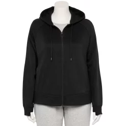 Plus Size Tek Gear® Ultrasoft Fleece Jacket 23 Plus Size Tek Gear® Ultrasoft Fleece Jacket -Casual Wear Hub 5540291 Black