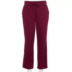 Plus Size Tek Gear® Ultrasoft Fleece Pants 10 Plus Size Tek Gear® Ultrasoft Fleece Pants -Casual Wear Hub 5540618 Night Sangria