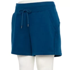 Women's Tek Gear® Ultrasoft Fleece Shorts -Casual Wear Hub 5540849 Blue Crayon