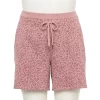 Women's Tek Gear® Ultrasoft Fleece Shorts 10 Women's Tek Gear® Ultrasoft Fleece Shorts -Casual Wear Hub 5540849 Rose Leopard