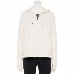 Women's Tek Gear® Ultrasoft Fleece Jacket -Casual Wear Hub 5543170 Natural Scallop