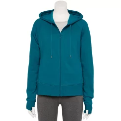 Women's Tek Gear® Ultrasoft Fleece Jacket -Casual Wear Hub 5543170 Night Life Teal