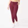 Petite Tek Gear® Ultrasoft Fleece Joggers -Casual Wear Hub 5543172 Night Sangria