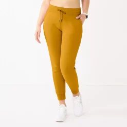 Women's Tek Gear® Ultrasoft Fleece Jogger Pants -Casual Wear Hub 5543907 Brassy Gold