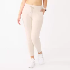 Women's Tek Gear® Ultrasoft Fleece Jogger Pants -Casual Wear Hub 5543907 Natural Scallop