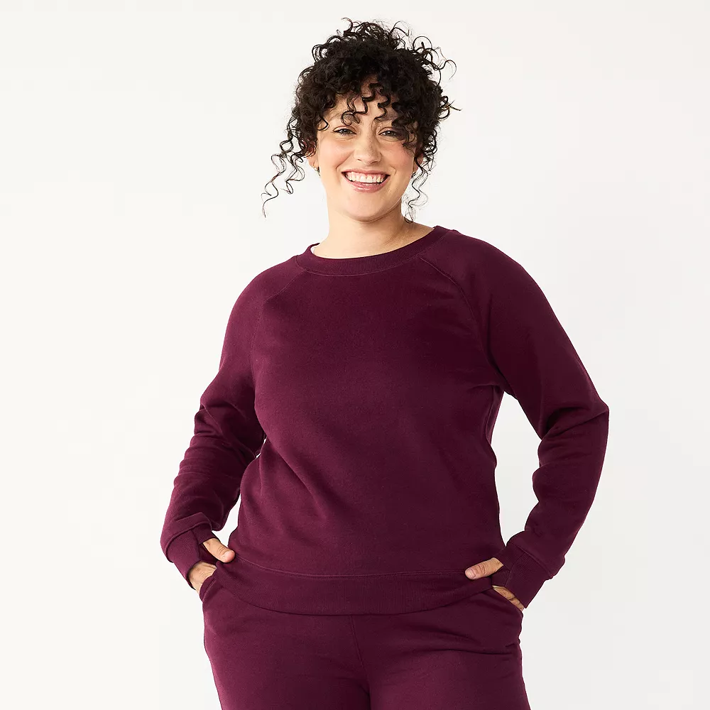 Women's Tek Gear® Ultrasoft Fleece Easy Sweatshirt 1 Women's Tek Gear® Ultrasoft Fleece Easy Sweatshirt