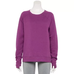 Women's Tek Gear® Easy Ultrasoft Fleece Sweatshirt -Casual Wear Hub 5543912 Ravishing Orchid