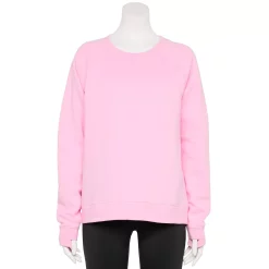 Women's Tek Gear® Easy Ultrasoft Fleece Sweatshirt -Casual Wear Hub 5543912 Strawberry Malt