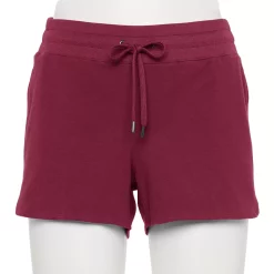 Women's Tek Gear® Essential Drawstring Shorts 27 Women's Tek Gear® Essential Drawstring Shorts -Casual Wear Hub 5557777 Cherry Fusion