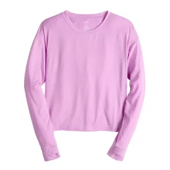 Women's Tek Gear® Crewneck Long Sleeve Tee -Casual Wear Hub 5561703 ALT2