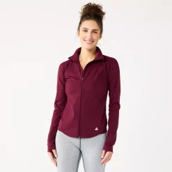 Women's Tek Gear® Performance Jacket -Casual Wear Hub 5561918 Night Sangria