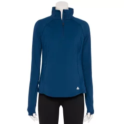 Women's Tek Gear® Quarter-Zip Performance Jacket 11 Women's Tek Gear® Quarter-Zip Performance Jacket -Casual Wear Hub 5562008 Blue Crayon